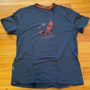 Icebreaker Grey Ski Shirt Large